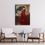Canvas print The crystal ball, Waterhouse J. W.