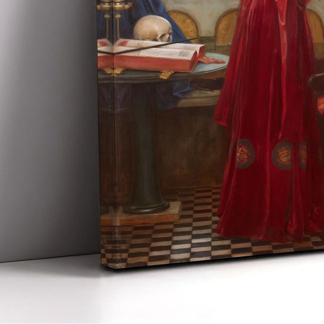 Canvas print The crystal ball, Waterhouse J. W.