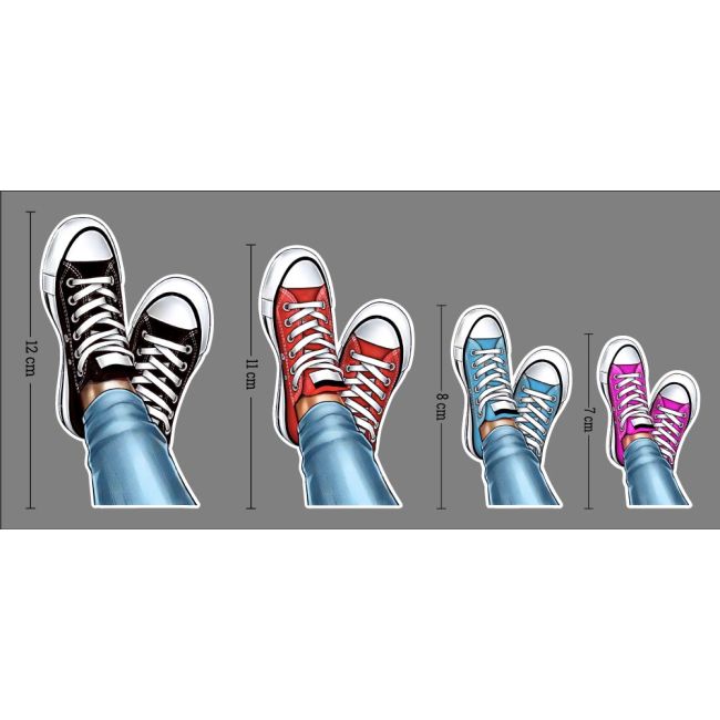 Car sticker Family additional characters, room application