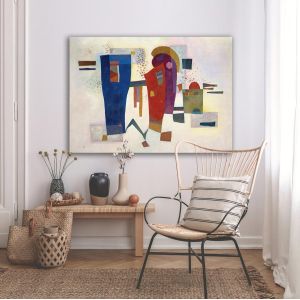 Πίνακας ζωγραφικής Accompanied contrast, Kandinsky W. 2