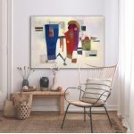 Canvas print Accompanied contrast, Kandinsky W.