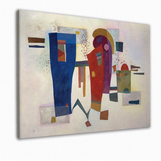 Canvas print Accompanied contrast, Kandinsky W.