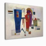 Πίνακας ζωγραφικής Accompanied contrast, Kandinsky W.