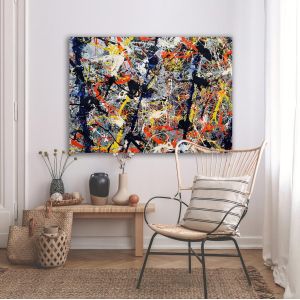 Πίνακας σε καμβά αφηρημένος, Abstract colors painting 2