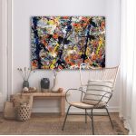 Canvas printAbstract colors painting