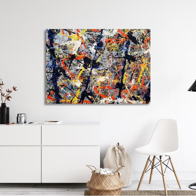 Πίνακας σε καμβά αφηρημένος, Abstract colors painting