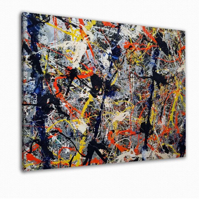 Canvas printAbstract colors painting