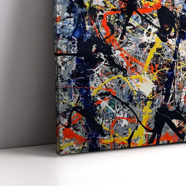 Canvas printAbstract colors painting