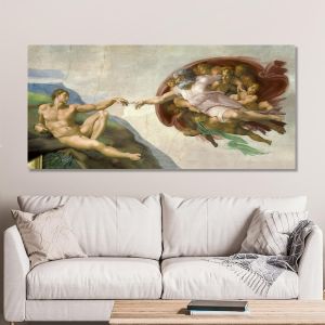 Canvas print The creation of Adam, Michelangelo 2