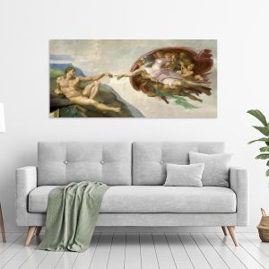 Πίνακας ζωγραφικής The creation of Adam, Michelangelo 2