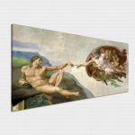 Canvas print The creation of Adam, Michelangelo