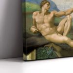 Πίνακας ζωγραφικής The creation of Adam, Michelangelo