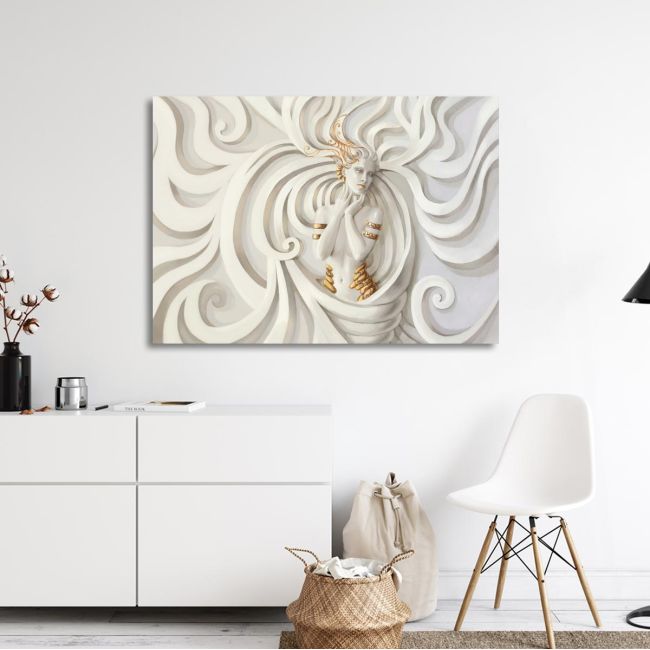 Canvas printGoddess sculpture