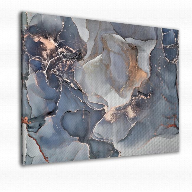 Πίνακας σε καμβά Blue marble texture III