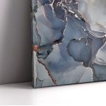 Πίνακας σε καμβά Blue marble texture III