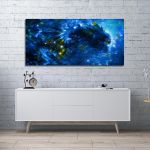Πίνακας σε καμβά Star dragon, πανοραμικός