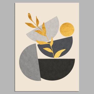 Golden sun and leaves, poster 2
