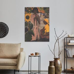 Πίνακας ζωγραφικής Gypsies with sunflowers, reart (original by O. Mueller) αντίγραφο σε καμβά 2