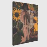 Πίνακας ζωγραφικής Gypsies with sunflowers, reart (original by O. Mueller) αντίγραφο σε καμβά