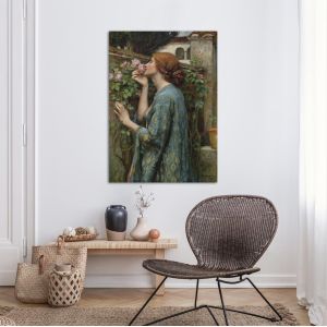 Canvas print The soul of the rose, Waterhouse J. W. 2