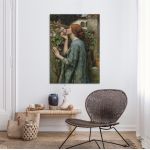 Canvas print The soul of the rose, Waterhouse J. W.