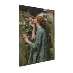 Canvas print The soul of the rose, Waterhouse J. W.