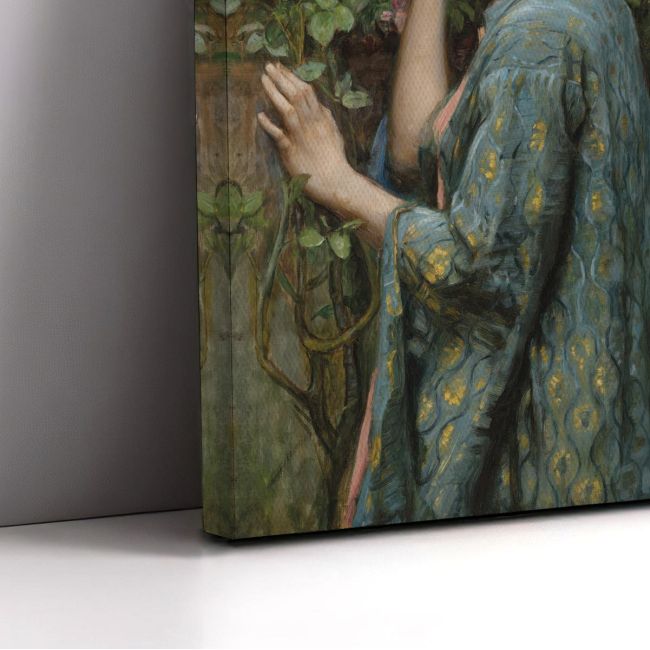 Canvas print The soul of the rose, Waterhouse J. W.