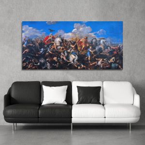 Canvas print Great Alexander and Darius, Pietro da Cortona
