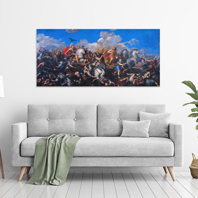 Canvas print Great Alexander and Darius, Pietro da Cortona