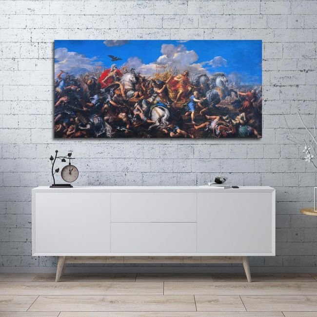 Canvas print Great Alexander and Darius, Pietro da Cortona