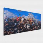 Canvas print Great Alexander and Darius, Pietro da Cortona