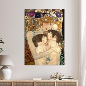 Πίνακας ζωγραφικής Mother and twins, Klimt Gustav