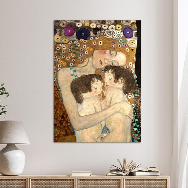 Πίνακας ζωγραφικής Mother and twins, Klimt Gustav