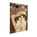 Canvas print Mother and twins, Klimt Gustav