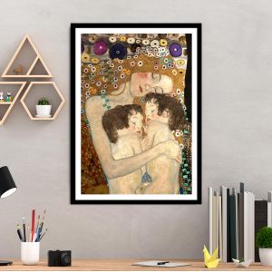 Mother and twins, Klimt Gustav, Poster