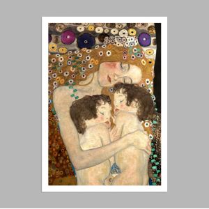 Mother and twins, Klimt Gustav, αφίσα, κάδρο 2