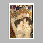 Mother and twins, Klimt Gustav, αφίσα, κάδρο