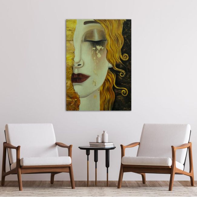 Πίνακας ζωγραφικής Freya's tears, Klimt Gustav