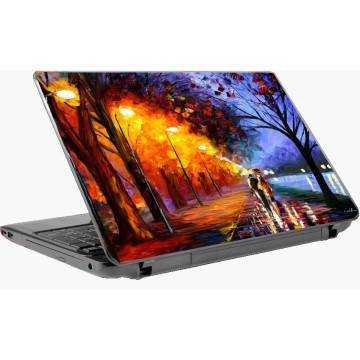 Alley by the lake Laptop skin 