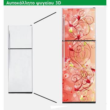 Fridge sticker Floral pink