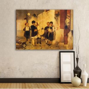 Canvas print Christmas carol Lytras 2