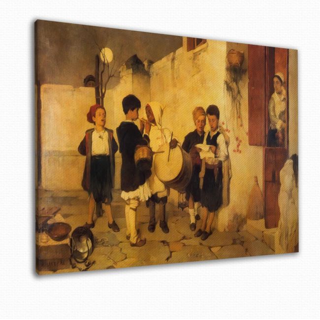 Canvas print Christmas carol Lytras