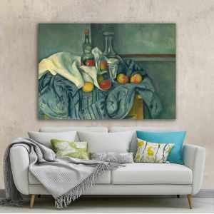 Canvas print The peppermint bottle, Cezanne P.