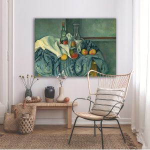 Canvas print The peppermint bottle, Cezanne P. 2