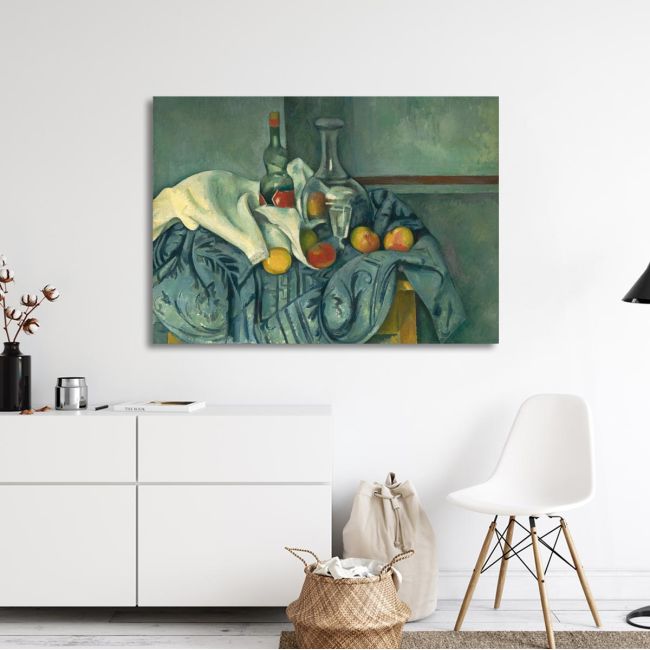 Canvas print The peppermint bottle, Cezanne P.