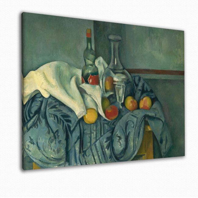 Canvas print The peppermint bottle, Cezanne P.