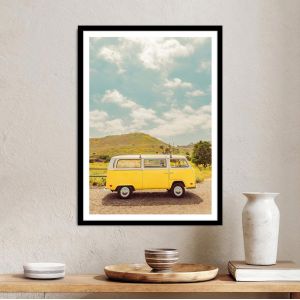 All in yellow, poster