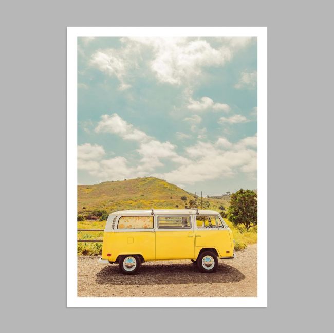 All in yellow, poster