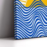 Canvas print Bauhaus sun