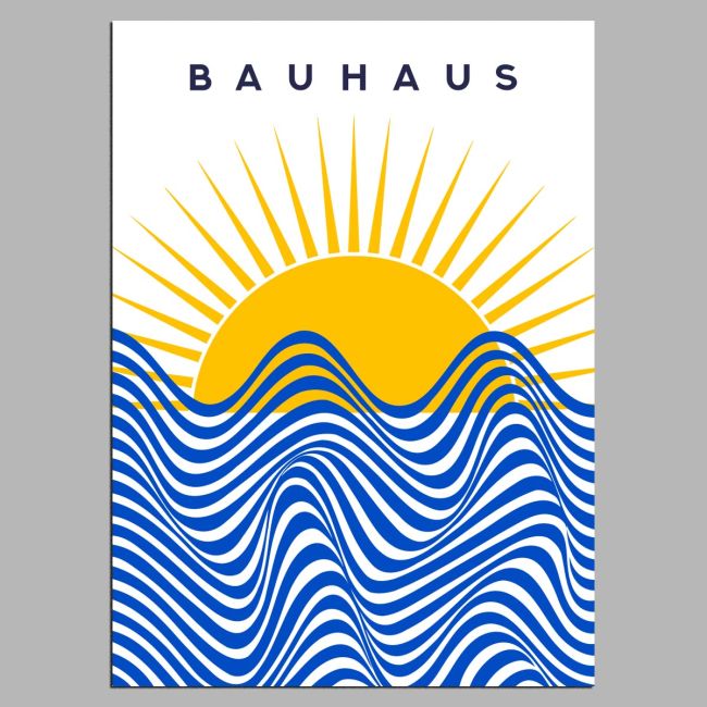 Bauhaus sun, αφίσα, κάδρο